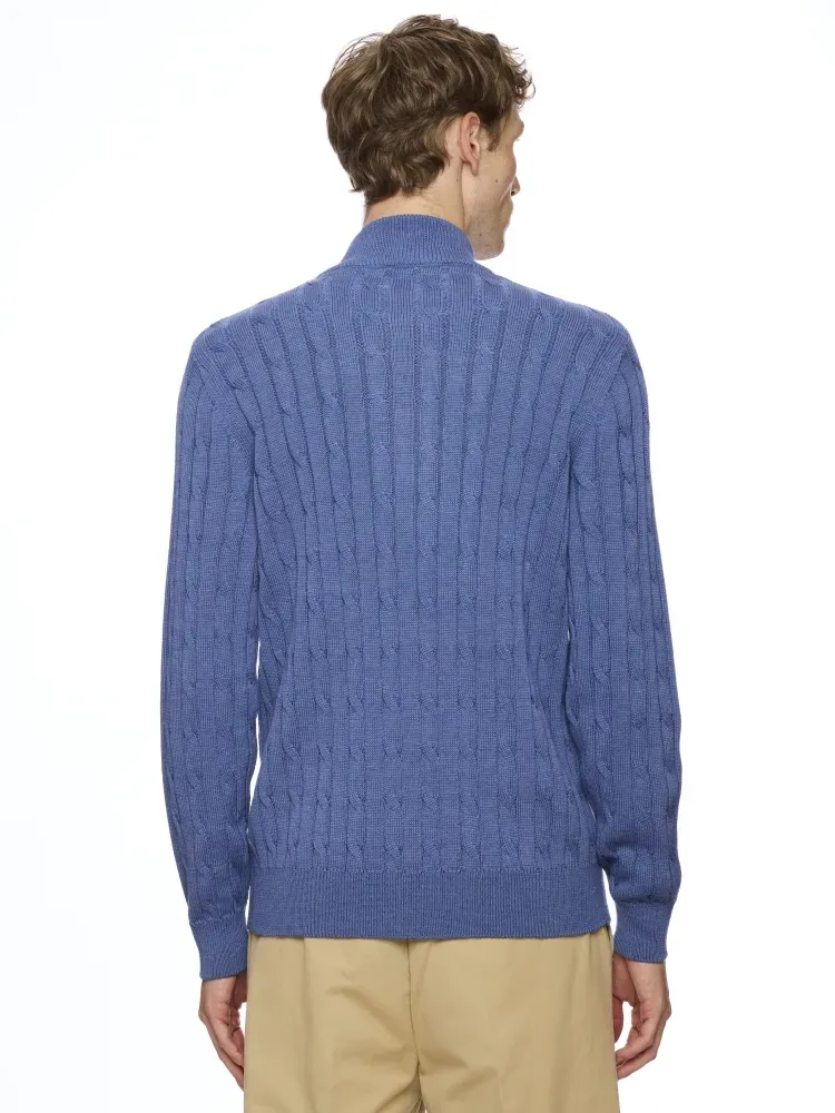 Col montant zippé M/L