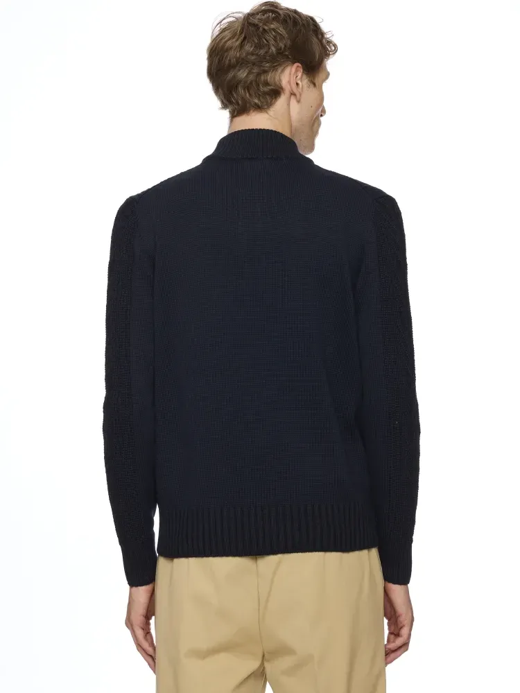 Col montant zippé M/L