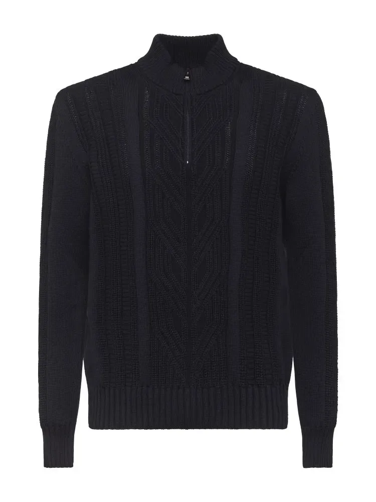 Col montant zippé M/L