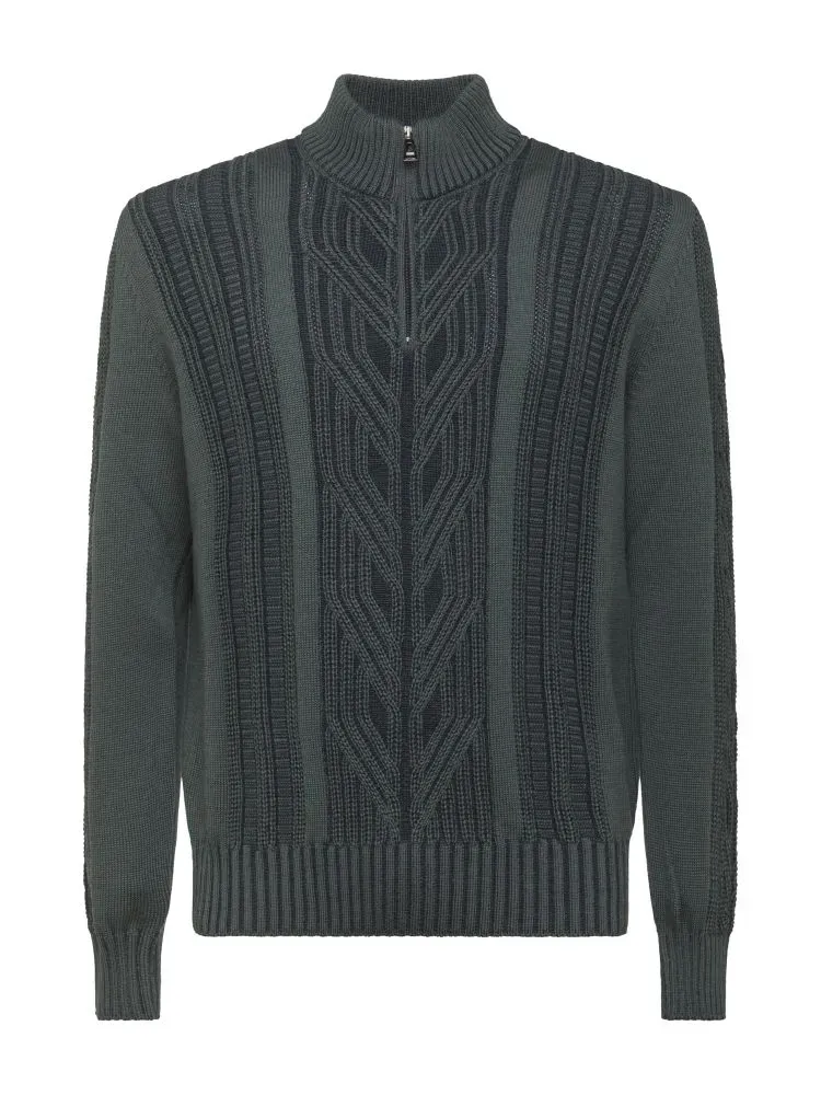 Col montant zippé M/L