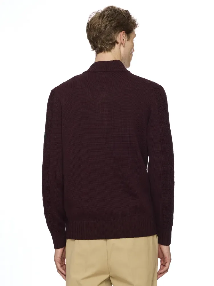 Col montant zippé M/L