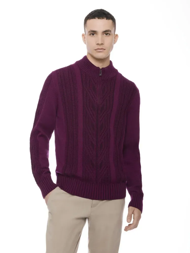 Col montant zippé M/L