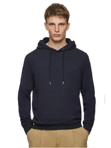 Pull capuche ras de cou M/L