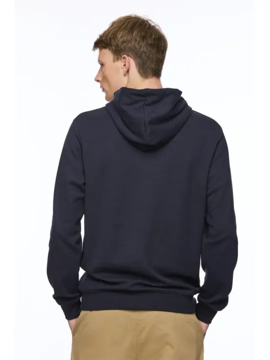 Pull capuche ras de cou M/L