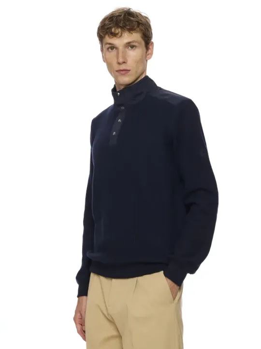 Langarm Sweatshirt Stehbund