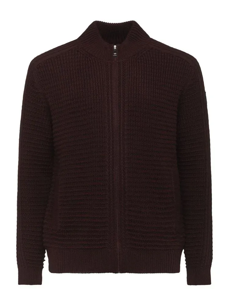 Gilet zippé col montant M/L