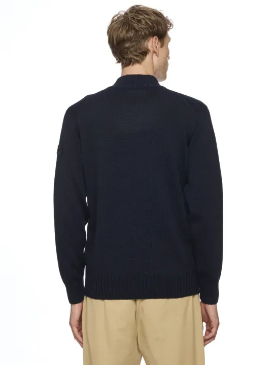 L/S Button mock neck