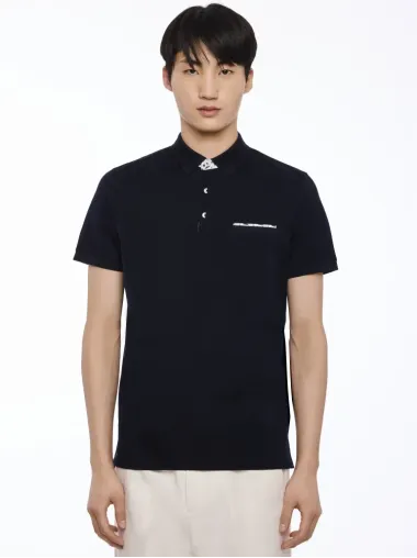 Halbarm Polo Knöpfe