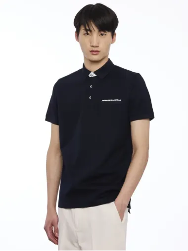 Halbarm Polo Knöpfe 2