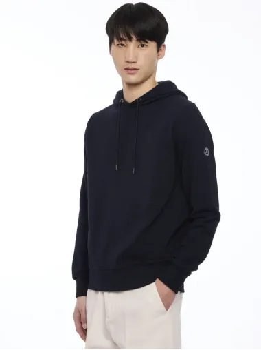 Langarm Rundhals Kapuze 2