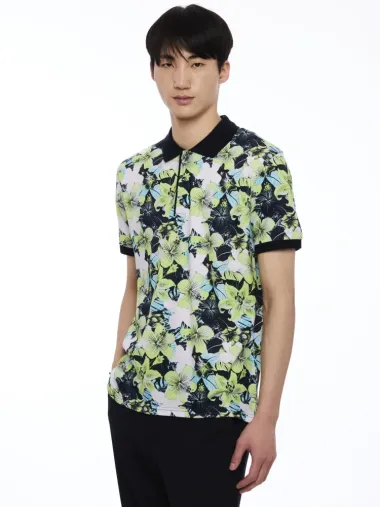 Halbarm Polo Knöpfe 2