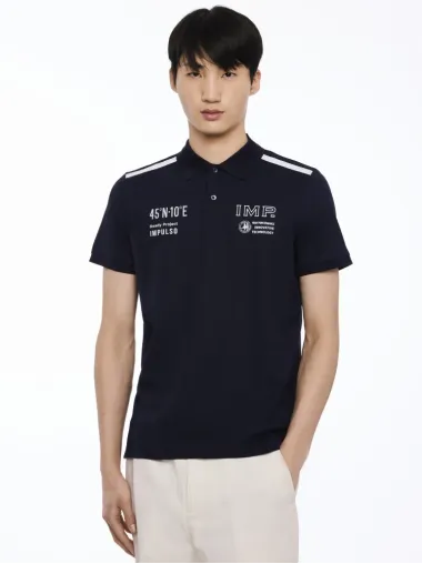 Halbarm Polo Knöpfe