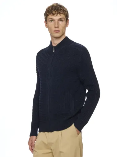 Gilet zippé col montant M/L 2