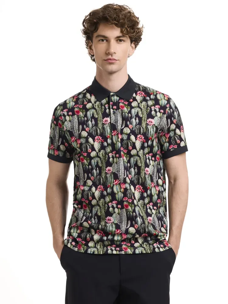 Halbarm Polo Knöpfe