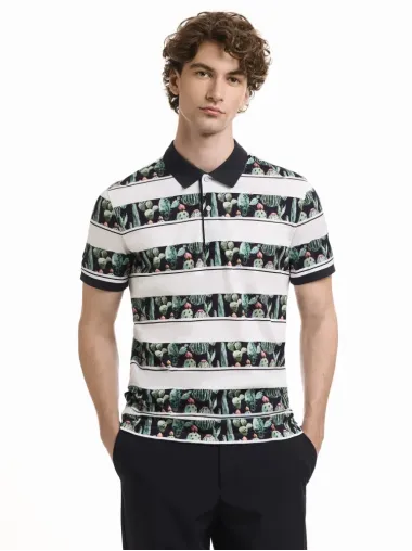 Halbarm Polo Knöpfe