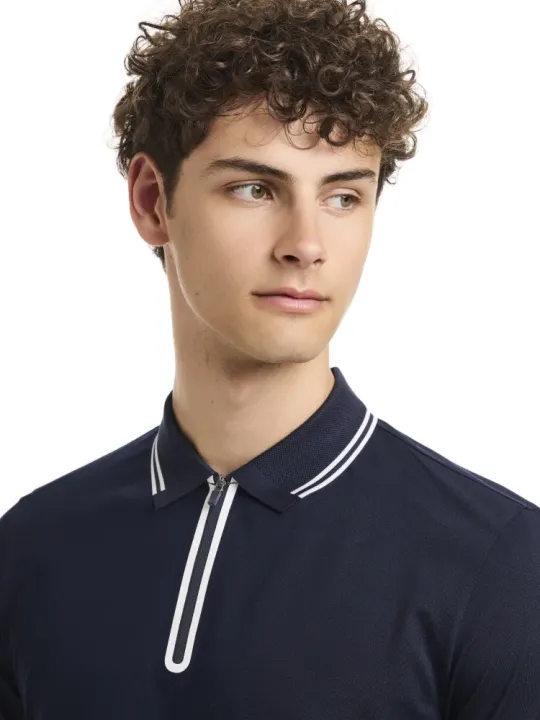 S/S Zip Polo