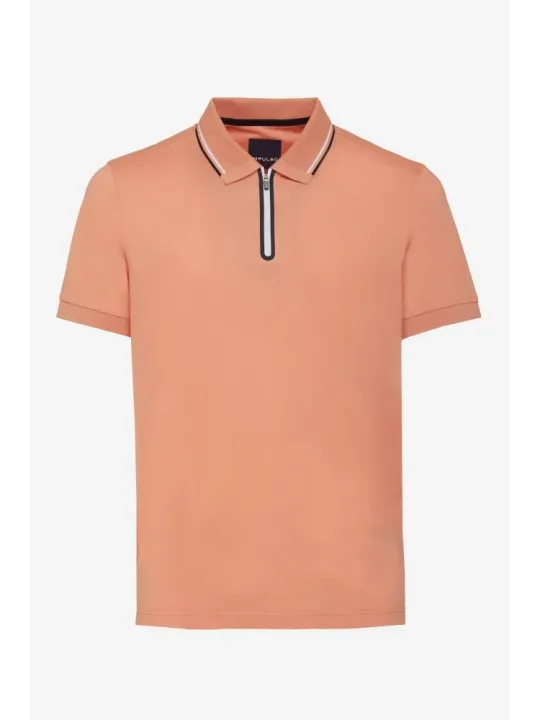Halbarm Polo zip
