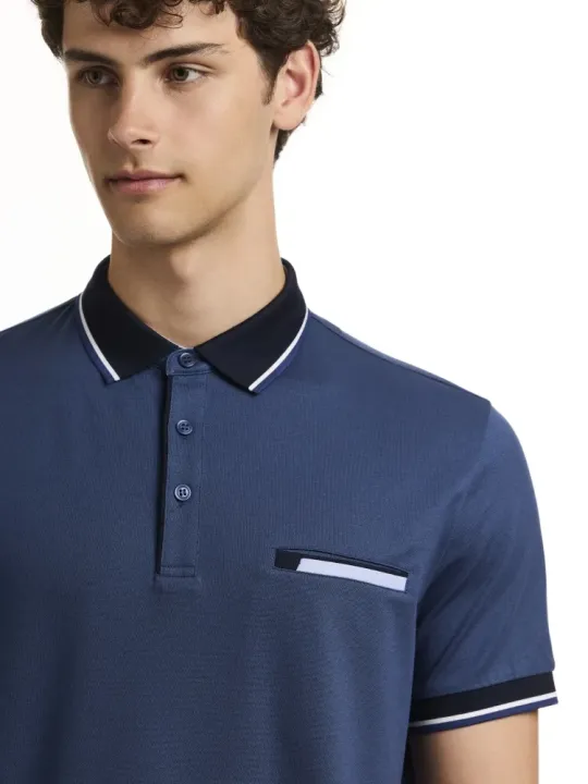 Halbarm Polo Knöpfe