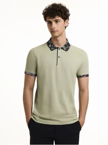 Halbarm Polo Knöpfe 2