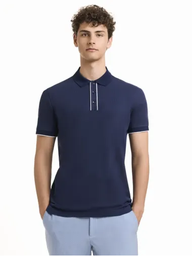 Halbarm Polo Knöpfe