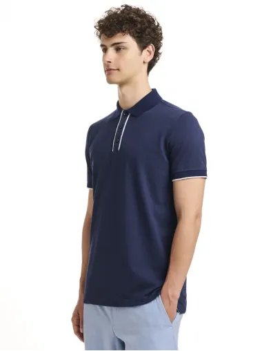 Halbarm Polo Knöpfe 2