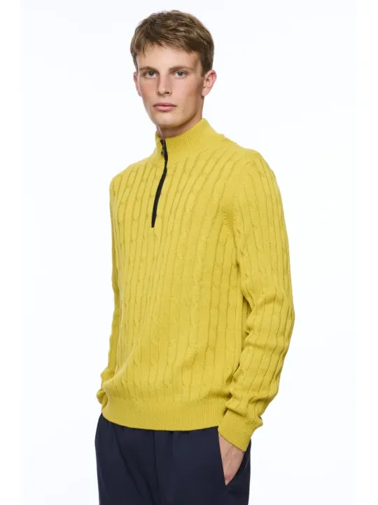 L/S Zip Mock Neck
