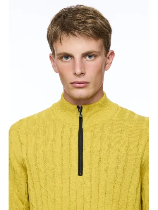 L/S Zip Mock Neck