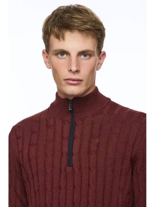 Col montant zippé M/L