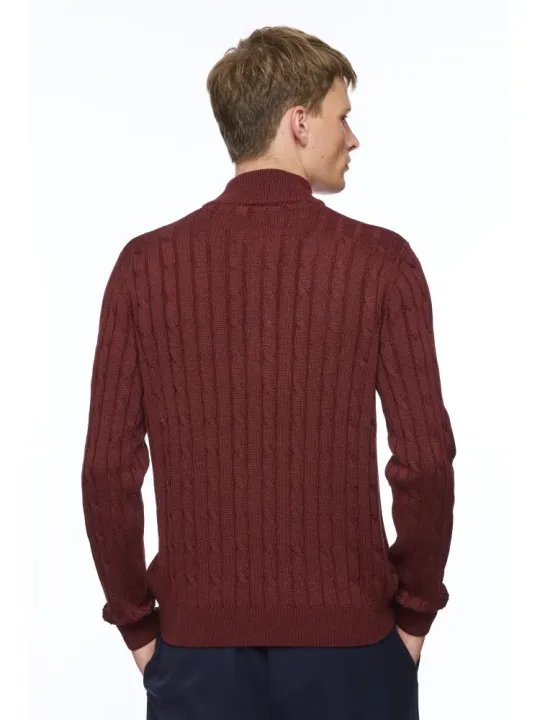 L/S Zip Mock Neck