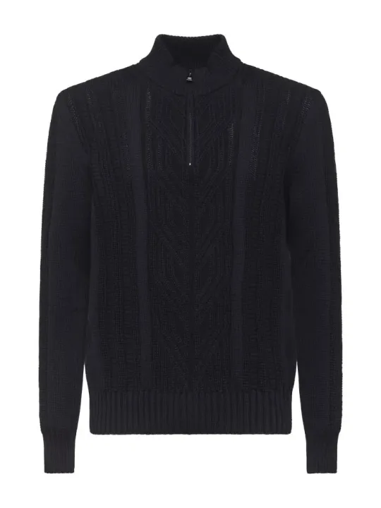 L/S Zip Mock Neck