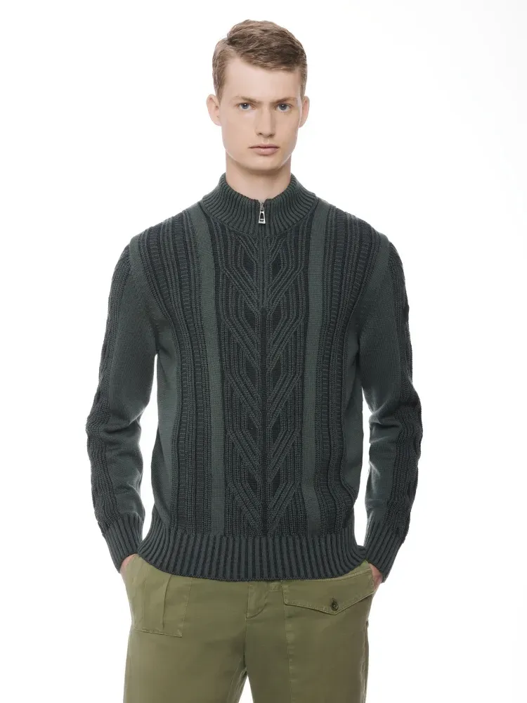 L/S Zip Mock Neck