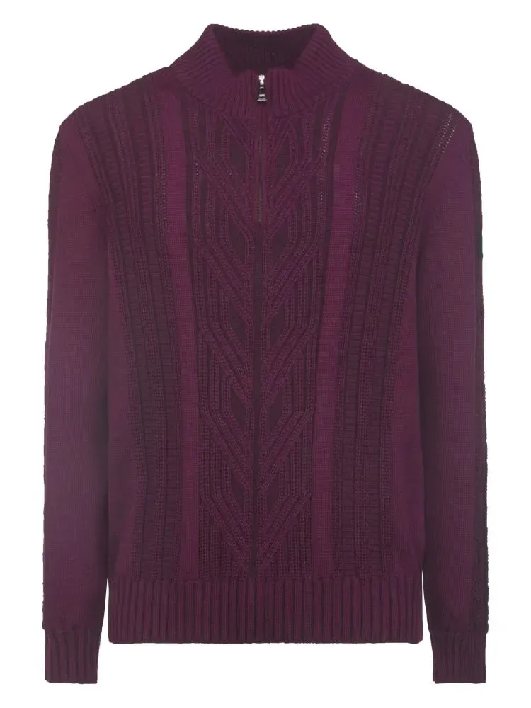 L/S Zip Mock Neck