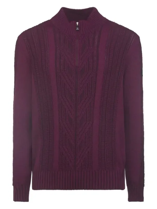 L/S Zip Mock Neck