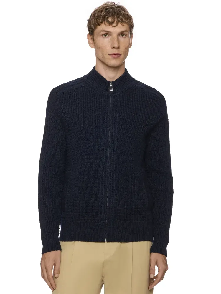 L/S Zip cardigan