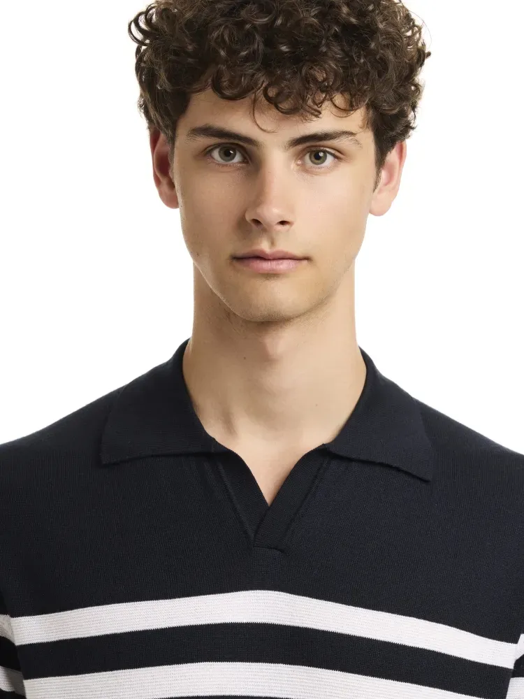 S/S Johnny collar