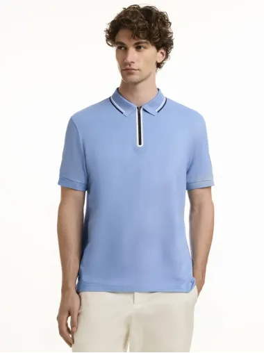 S/S Zip Polo