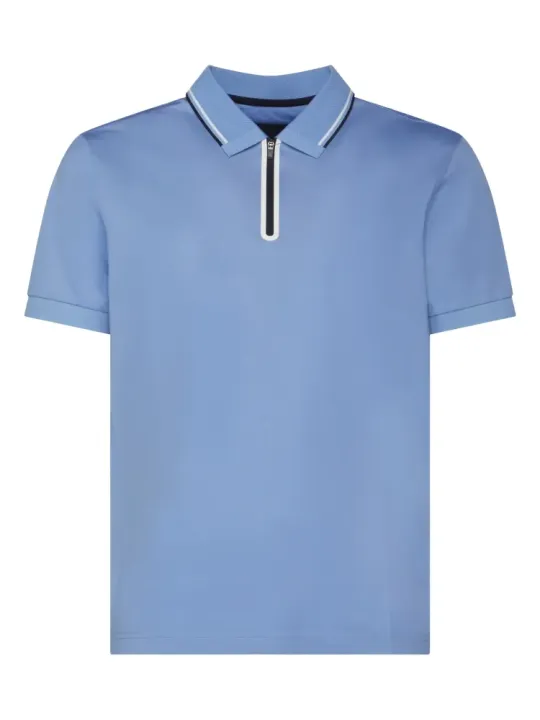Halbarm Polo zip