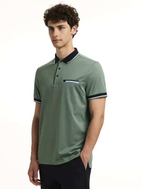 Halbarm Polo Knöpfe