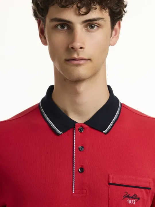 Halbarm Polo Knöpfe