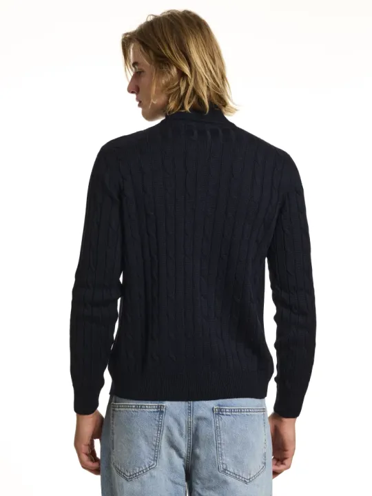 Col montant zippé M/L