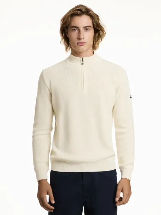 L/S Zip Mock Neck