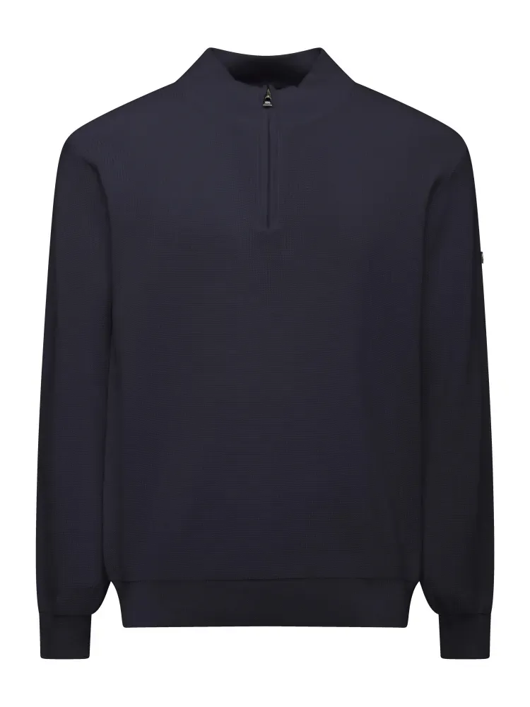 L/S Zip Mock Neck