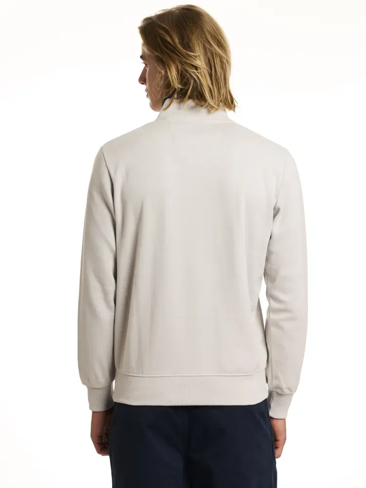 Langarm Sweatshirt Stehbund