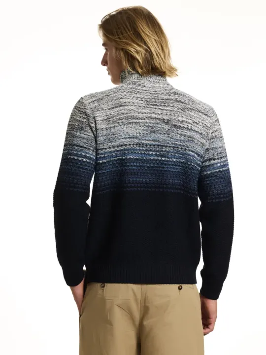 L/S Zip High collar