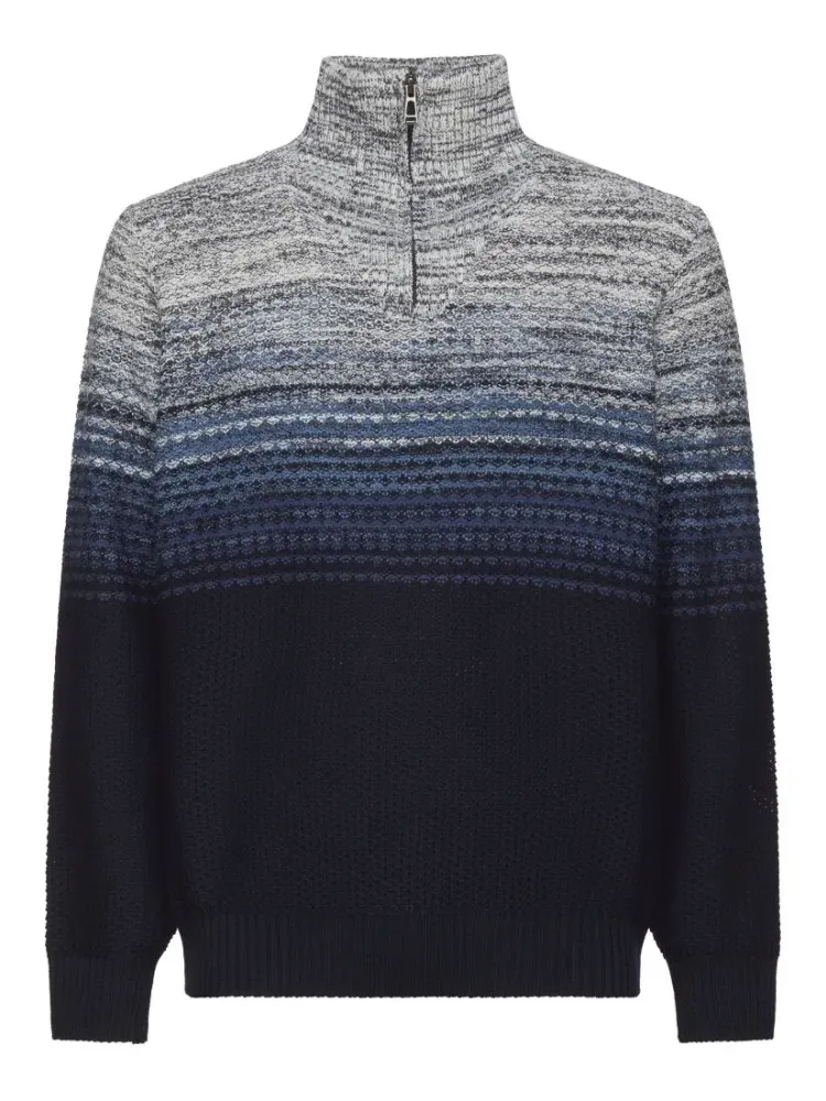 L/S Zip High collar