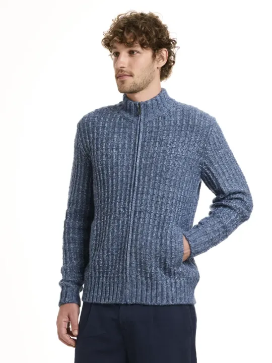 Gilet zippé col montant M/L