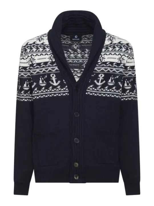 L/S Shawl neck cardigan
