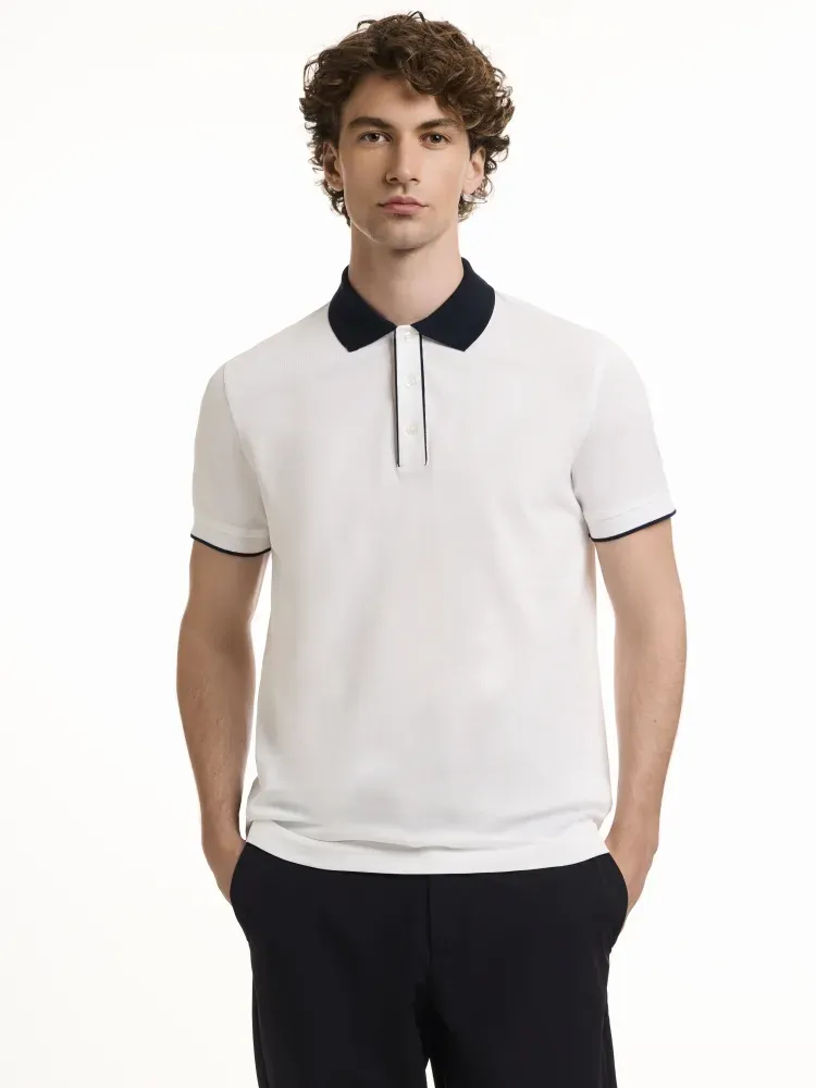 Polo boutons M/C