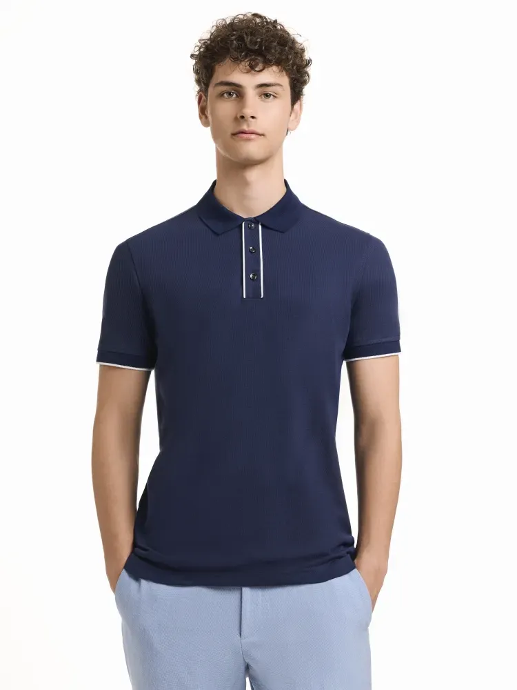 Polo boutons M/C