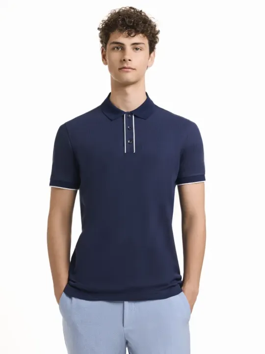 Polo boutons M/C
